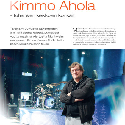 Kimmo Ahola Riffi, haastattelu