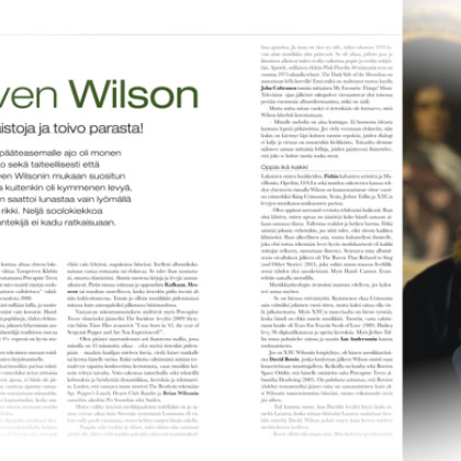 Steven Wilson Riffin haastattelussa