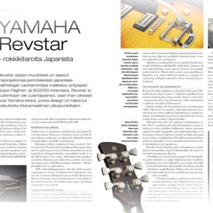 Yamaha RevStar -kitarat Riffin testissä