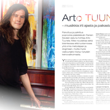 Arto Tuunela  kuva ©Tommi Posa / Riffi 