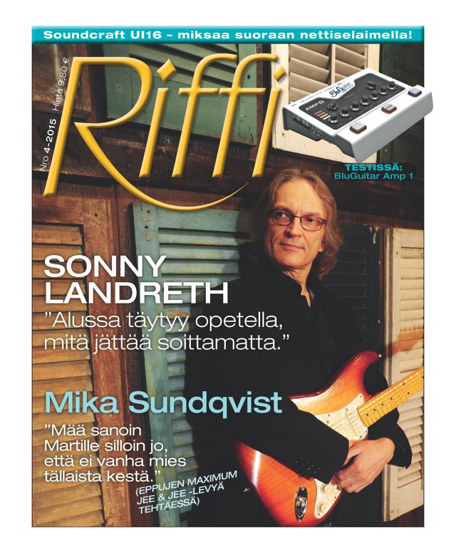 Riffi 4/2015 Kansi - Sonny Landreth