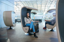 Silence Sound Center -tuolit Frankfurti lentokentällä
