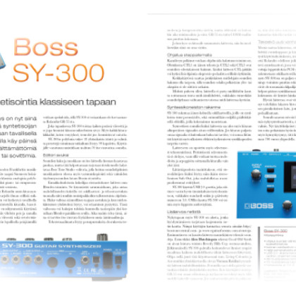 Boss SY-300 testi Riffi